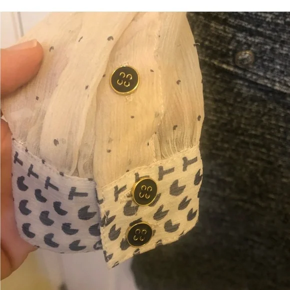 Tory Burch Polka Dot logo dress sz xs - Picture 5 of 11